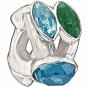 Authentic Chamilia Splendid Marquis - Green and Blue Charm Bead 2083-0460