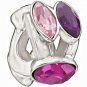 Authentic Chamilia Splendid Marquis - Pink and Purple Charm Bead 2083-0459