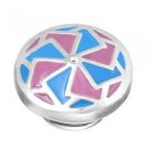 Authentic Kameleon Sterling Silver Cotton Candy Kaleidoscope Jewelpop KJP750