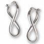 Authentic Chamilia Sterling Silver Earrings - Infinity RE-1X "Gift Boxed"