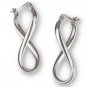 Authentic Chamilia Sterling Silver Earrings - Infinity RE-1X "Gift Boxed"