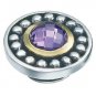 Authentic Kameleon Sterling Silver Celestial Violet CZ & 18kt Jewelpop KJP390