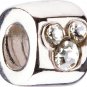 Authentic Chamilia Disney Gem Mickey - Clear CZ Charm Bead DIS-500A "Gift Boxed"