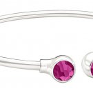 Authentic Chamilia Crystal Bangle Accents - Fuchsia Swarovski 1025-0003