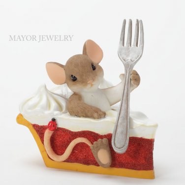 Charming Tails Don&acirc;��t Be Afraid To Enjoy All Of Life&acirc;��s Treats Figurine 4033032