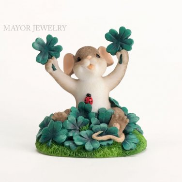 Charming Tails Good Luck Irish Figurine 4030942 Enesco New