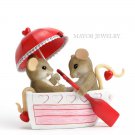 Charming Tails Rowboat Romance Figurine 4030940 Enesco New