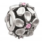 Authentic Chamilia Dazzling Daisy - Pink Charm Bead 2025-0754 "Gift Boxed"