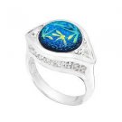Kameleon KR016 - Crystal Filigree Ring Size 7