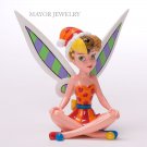 Disney Romero Britto Christmas Tinker Bell Figurine 4027900 Enesco New Limited