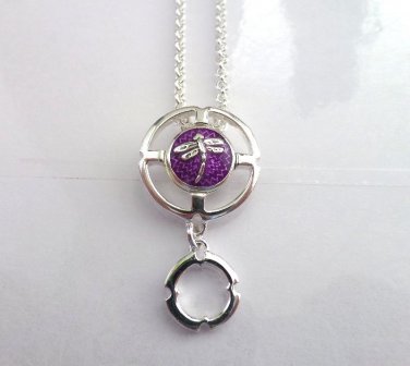 Authentic Kameleon KP080 - Open Work Pendant With Dangle
