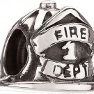 Authentic Chamilia Firefighter Charm GO-1