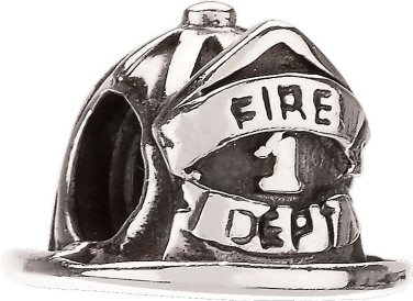 Authentic Chamilia Firefighter Charm GO-1