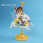 My Little Kitchen Fairies Girl on Bunny Carousel Figurine 4021002 Enesco New