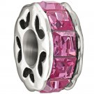 Authentic Chamilia Spark - Pink Charm Bead 2025-0962