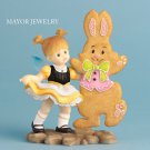 My Little Kitchen Fairies Easter Bunny Dance Fairie Figurine 4031004 Enesco New