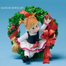 My Little Kitchen Fairies Little Cardinal Wreath Fairie Figurine 4028262 Enesco