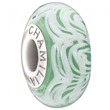Authentic Chamilia Lace Collection - Fern Charm Bead 2110-1118 *RETIRED*