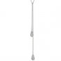 New Authentic Chamilia Tie Drop Necklace - Crystal Swarovski 1211-0123