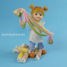 My Little Kitchen Fairies Girl Pulling Taffy Figurine 4021010 Enesco New