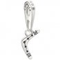 Authentic Chamilia Hanging Boomerang - Clear Swarovski Charm 2025-0915
