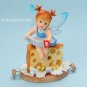 My Little Kitchen Fairies Girl Cutting Holes in Chees Figurine 4017386 Enesco