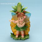 My Little Kitchen Fairies Girl Hula Dancing with Pineapple Figurine 4017381 New