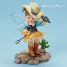 My Little Kitchen Fairies Cowgirl with Branding Iron Figurine 4017378 Enesco New