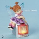 My Little Kitchen Fairies Girl Putting Coin in Juke Figurine 4015670 Enesco New