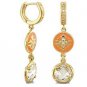 Authentic Lauren G Adams Long Huggie Mandarin Oriental Earring E-62202G 61910
