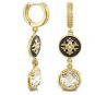 Authentic Lauren G Adams Long Huggie Mandarin Oriental Earring E-62202G 65642