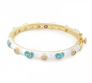 Authentic Lauren G Adams Stackable Child's Lovely Hearts Bangle BB-685021G 80478