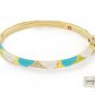 Authentic Lauren G Adams Earth Wind and Pave Bangle Design B-47412G 80614