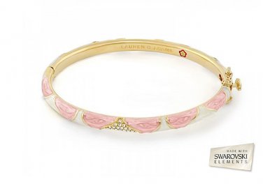 Authentic Lauren G Adams Earth Wind and Pave Bangle Design B-47412G 80611