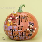 Disney Jim Shore Mickey Mouse and Donald Duck Trick Or Treat Figurine 4033277