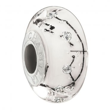 Authentic Chamilia City Lights Collection - White Steel Charm 2116-0075