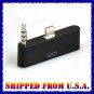 Audio Lightning 8 Pin to 30 pin Data Sync Charger Adapter for iPhone 5 5S 5C - Black