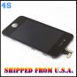 LCD Screen Replacement + Touch Glass Digitizer Assembly for iPhone 4S (Black)
