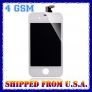 LCD Screen Replacement + Touch Glass Digitizer Assembly for iPhone 4 4G GSM (White)