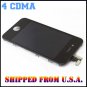 LCD Screen Replacement + Touch Glass Digitizer Assembly for iPhone 4 4G CDMA (Black)