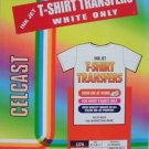 INK JET T-SHIRT IRON-ON TRANSFER  PAPER,FOR WHITE ONLY,10 SHEETS PER PACK