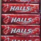 HALLS  SORE THROAT CHERRY LOZENGES 21 PACK