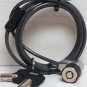 NOTEBOOK SECURITY CABLE LOCK WITH 2 TUBULAR KEYS