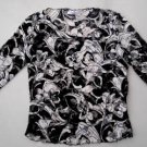 Monochrome Designer ' Feel good paris ' Lace Top Size M