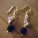 Black Drop Earrings