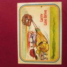Larry Line Drive Baseball Sticker Card 99