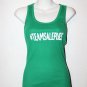 Green #TeamSalePues Tank Top Small/Chico
