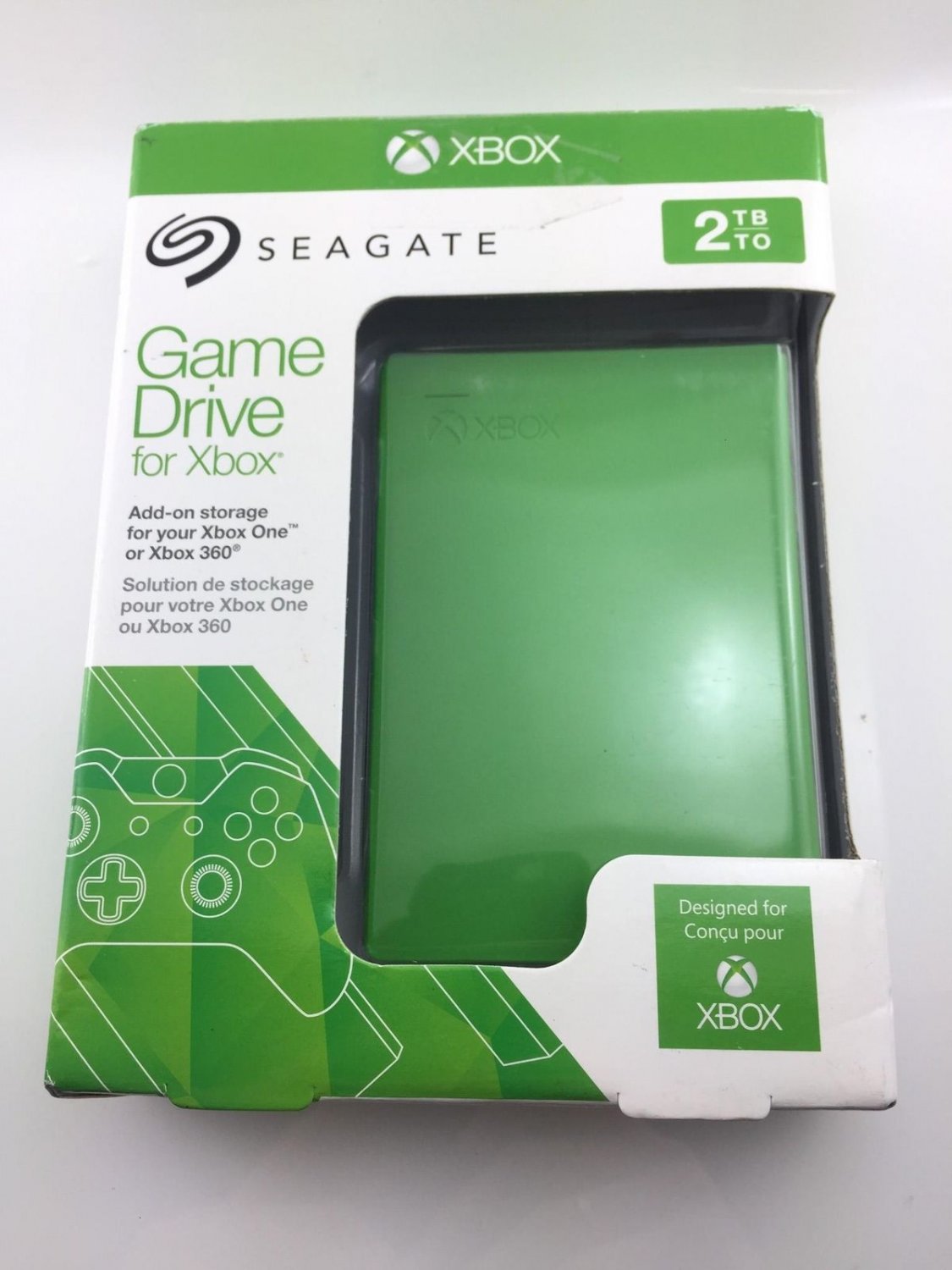 Seagate 2TB Game Drive for Xbox USB 3.0 Green - STEA2000403