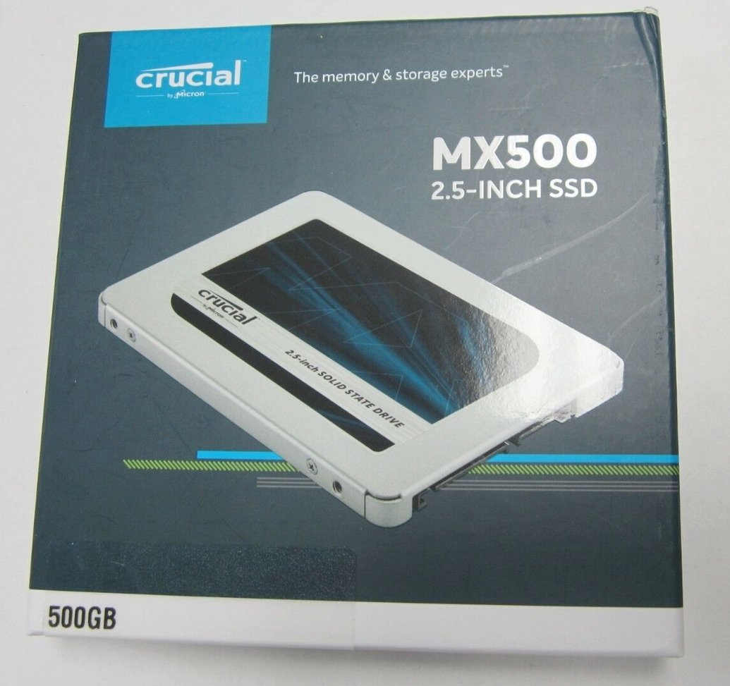 Crucial MX500 500GB 3D NAND SATA Internal SSD - CT500MX500SSD1
