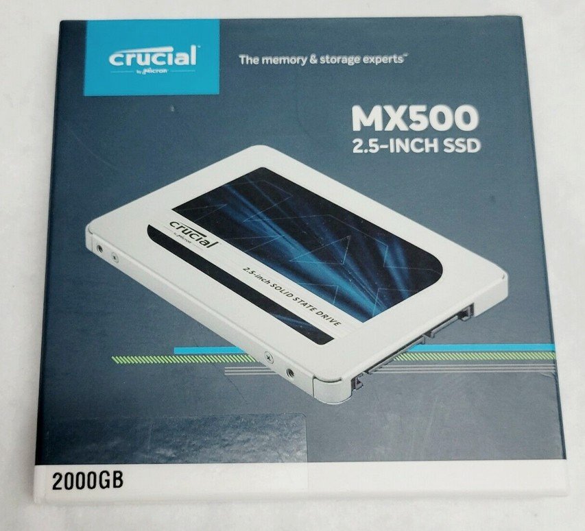 Crucial MX500 2TB 3D NAND SATA Internal SSD - CT2000MX500SSD1